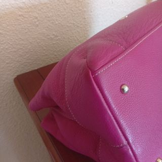 Bolso Purificación García Piel Fucsia