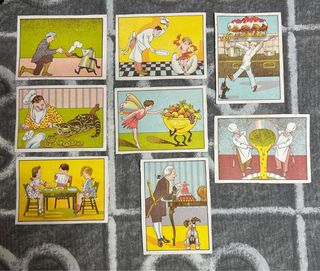 Cromos antiguos de cocina.