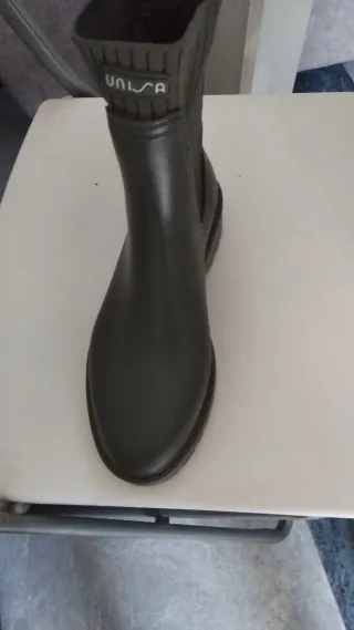 Botas de agua UNISA verde oliva