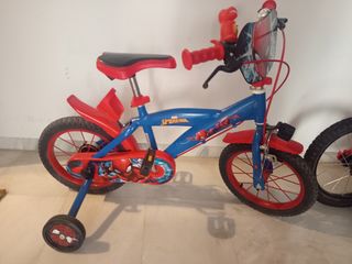 Bicicleta Spiderman Azul y Roja