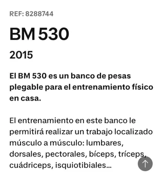 Banco de entrenamiento plegable con barras y pesas