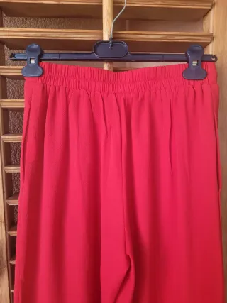 Pantaloni donna estivi rossi
