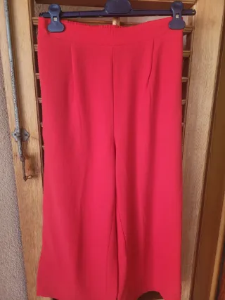 Pantaloni donna estivi rossi
