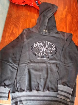 Felpa con cappuccio Frank Hart grigia