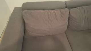 Sofá de 2 plazas gris