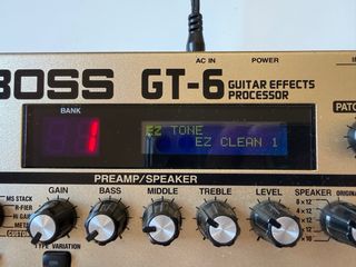 Pedalera multiefectos guitarra Boss GT-6