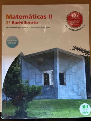 Matematicas académicas 2 bachillerato 