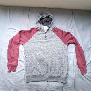 Sudadera Billabong Gris y Roja Talla S