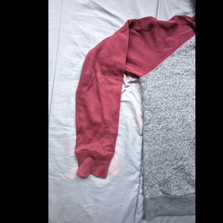 Sudadera Billabong Gris y Roja Talla S