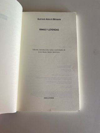 Rimas y leyendas (Classicos Juveniles / Juvenil...