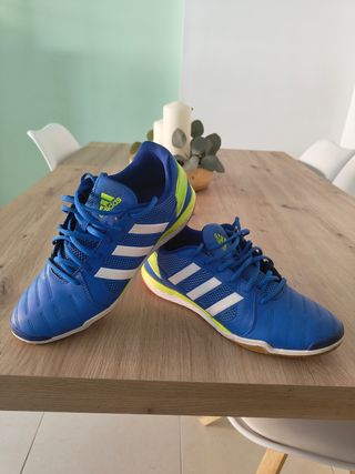 Adidas Top Sala Azul y Verde