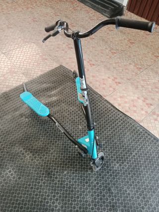 Patinete 3 rueda azul