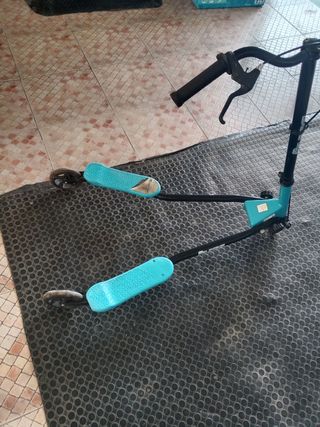 Patinete 3 rueda azul