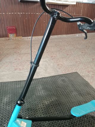 Patinete 3 rueda azul