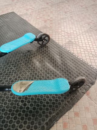 Patinete 3 rueda azul