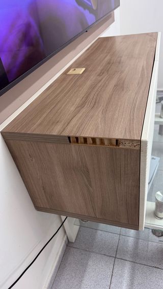 Mueble TV moderno Ikea blanco