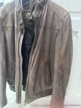 Cazadora Piel Massimo Durri Talla M Hombre