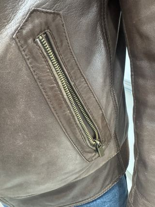 Cazadora Piel Massimo Durri Talla M Hombre