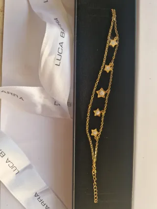 Bracciale Luca Barra stelle oro
