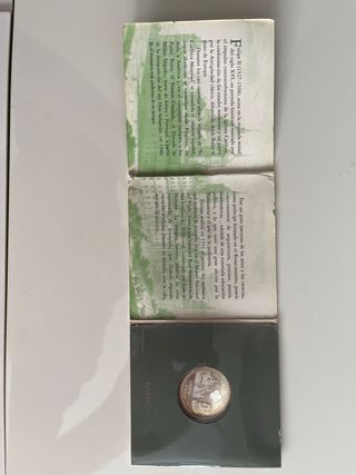 Moneda 2000 Pesetas Felipe II 1998 Plata