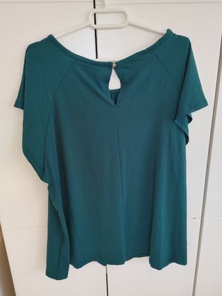Blusa H&M verde talla M