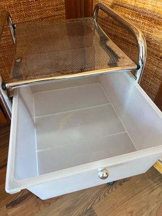 Carrello organizer in metallo a 3 cassetti