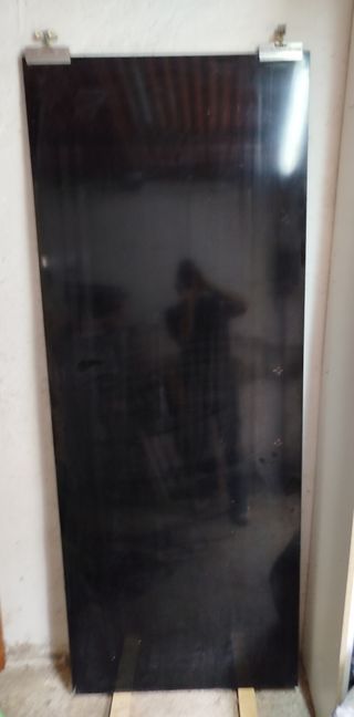 Puerta corredera de cristal
