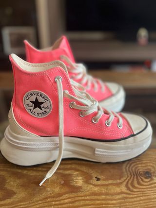 Converse Chuck Taylor plataforma rosa