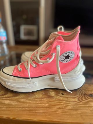 Converse Chuck Taylor plataforma rosa