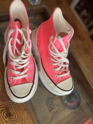 Converse Chuck Taylor plataforma rosa