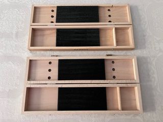 2 Cajas Madera Pinceles Da Vinci