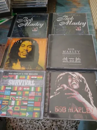 Lote 7 CDs Bob Marley Reggae