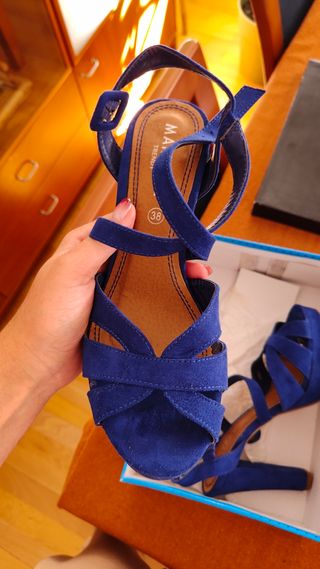 Zapatos de tacón Marypaz azules