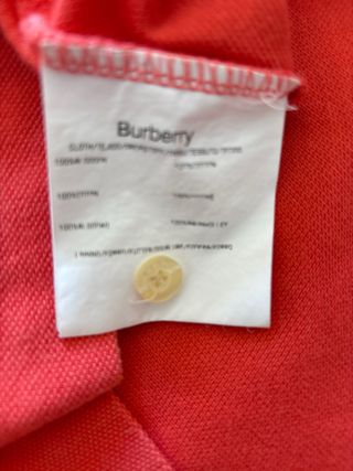 Vestido Burberry Coral Sin Mangas T.48