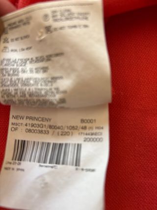 Vestido Burberry Coral Sin Mangas T.48