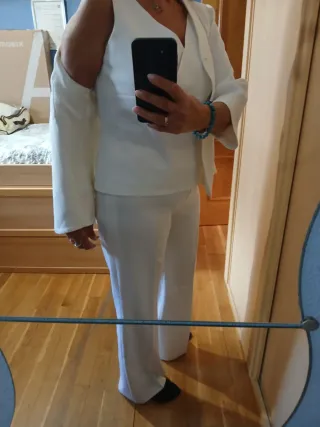 Traje especial blanco 3 piezas 