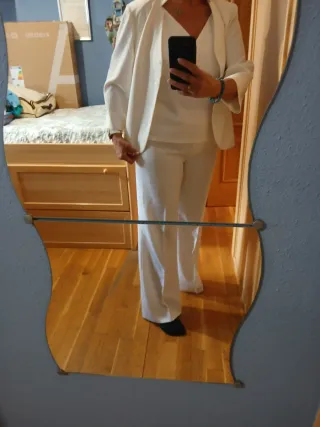 Traje especial blanco 3 piezas 