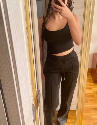 Conjunto chándal negro talla S