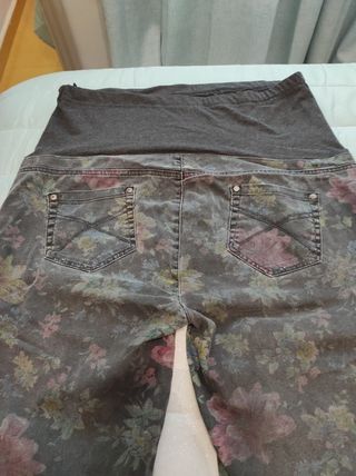 Pantalón premamá estampado XL