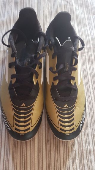 Zapatillas Adidas Messi F50 Oro talla 37