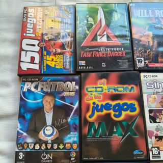 Lote 7 Juegos PC CD-ROM