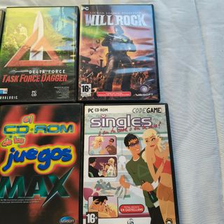Lote 7 Juegos PC CD-ROM