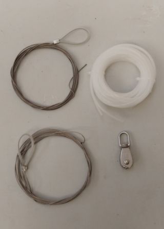 Timón abatible para piragua