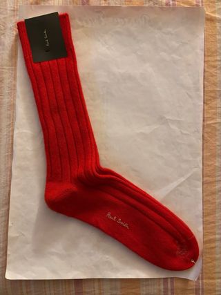 Calze NUOVE In PURO CASHMERE Firmate”PAUL SMITH”Or
