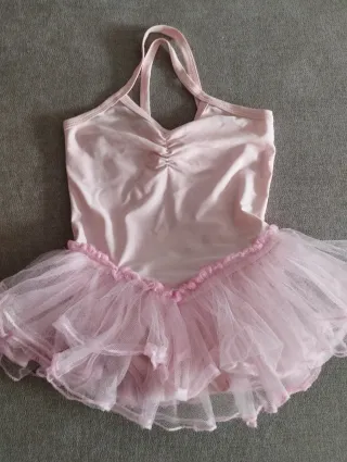 Vestido Ballet Tutú Rosa Niña