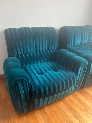 2 Sillones Terciopelo Como Nuevos