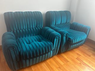 2 Sillones Terciopelo Como Nuevos