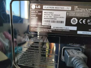 Monitor LG Flatron M227WD Negro/Rojo