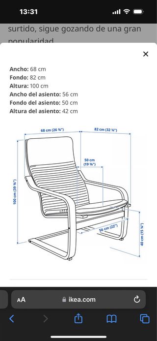 Sillón moderno blanco 