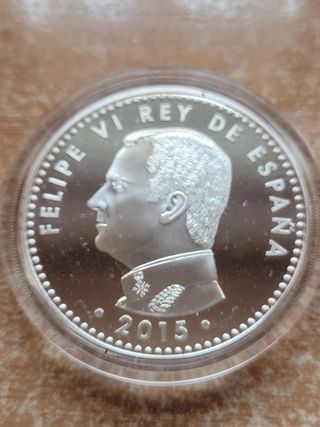 Moneda 10€ Plata 70 Años de Paz 2015